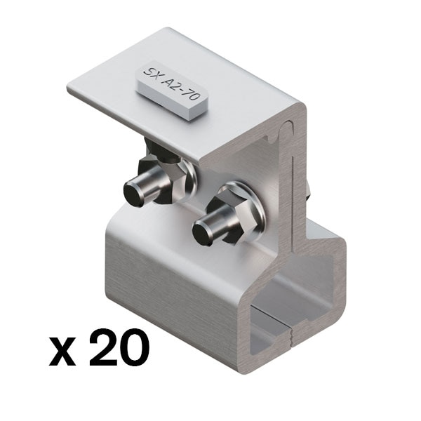 SUNFER S80-20-C Fijación para junta alzada - Sunfer
